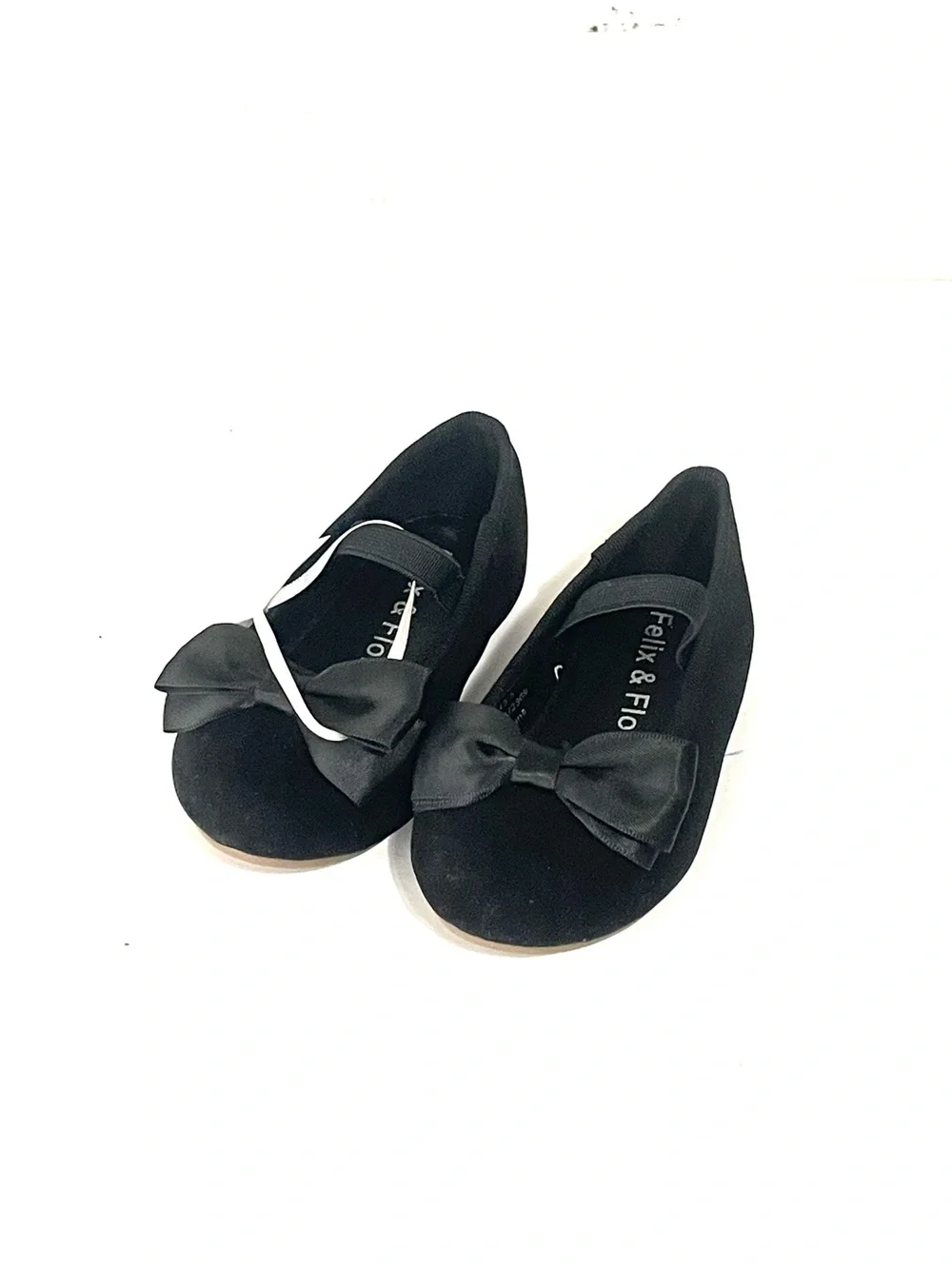 NWT Felix & Flora Black Dress Ballet Flat Shoes Mary Jane Toddler Girl Size 5